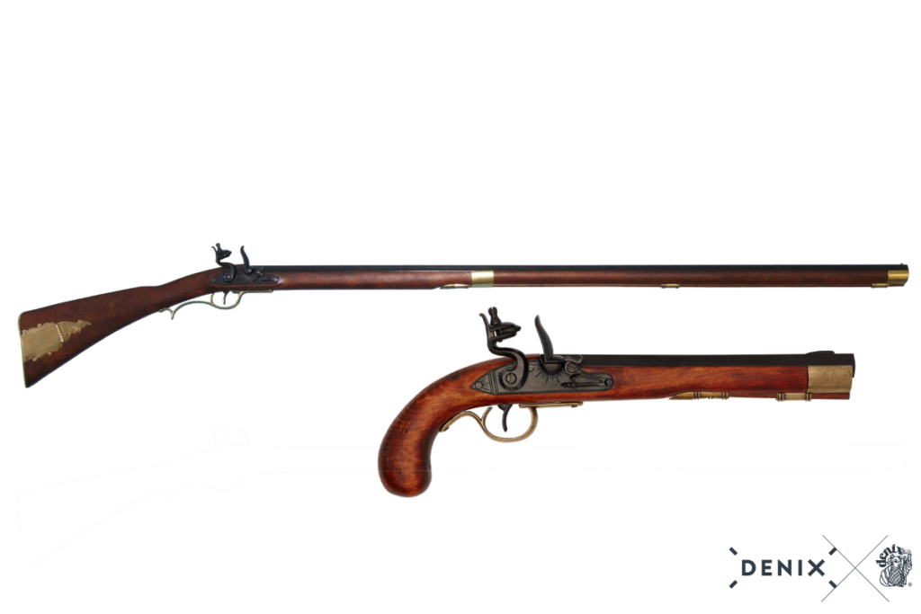 La carabine et le pistolet Kentucky