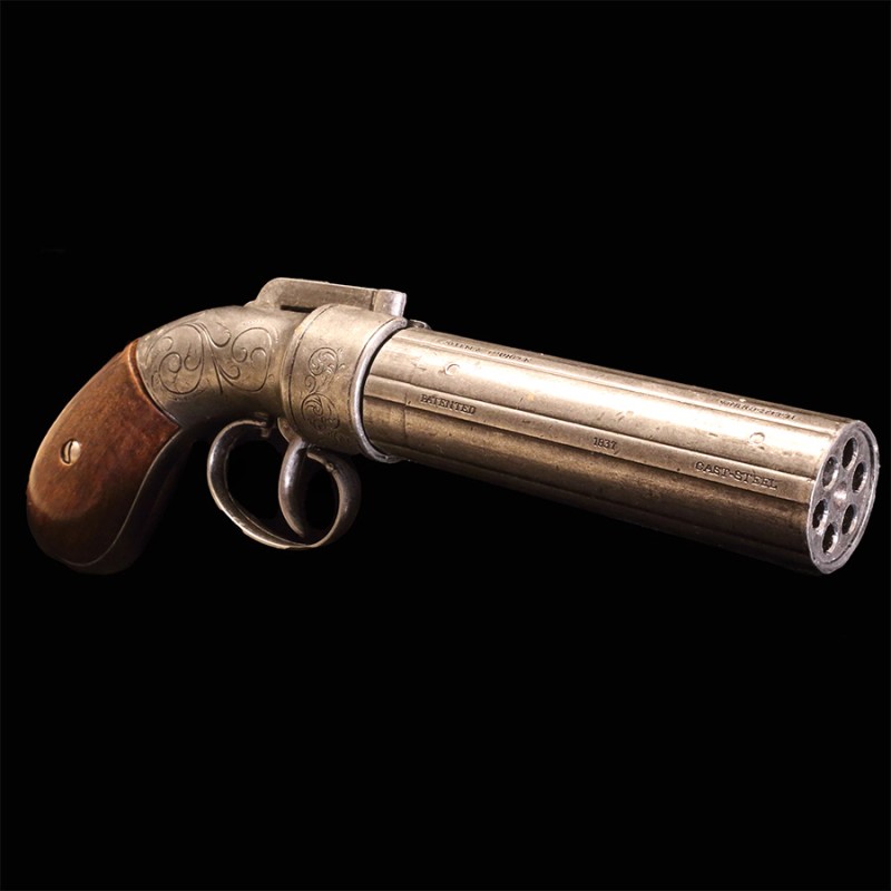 Le pistolet poivrière Allen & Thurber 1837